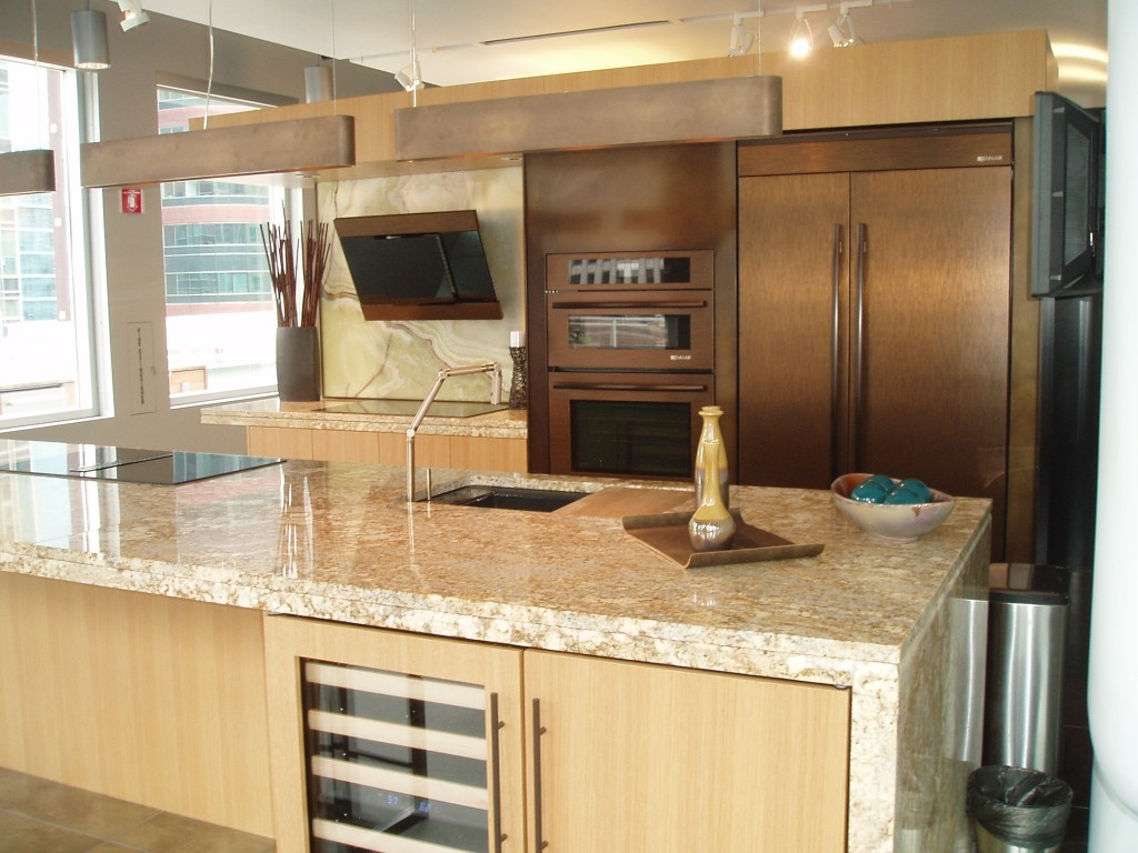 Jenn-Air Oiled Bronze appliances, kitchen design